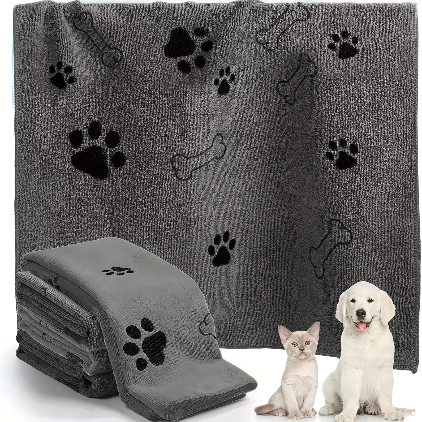 Serviette pour chien et chat