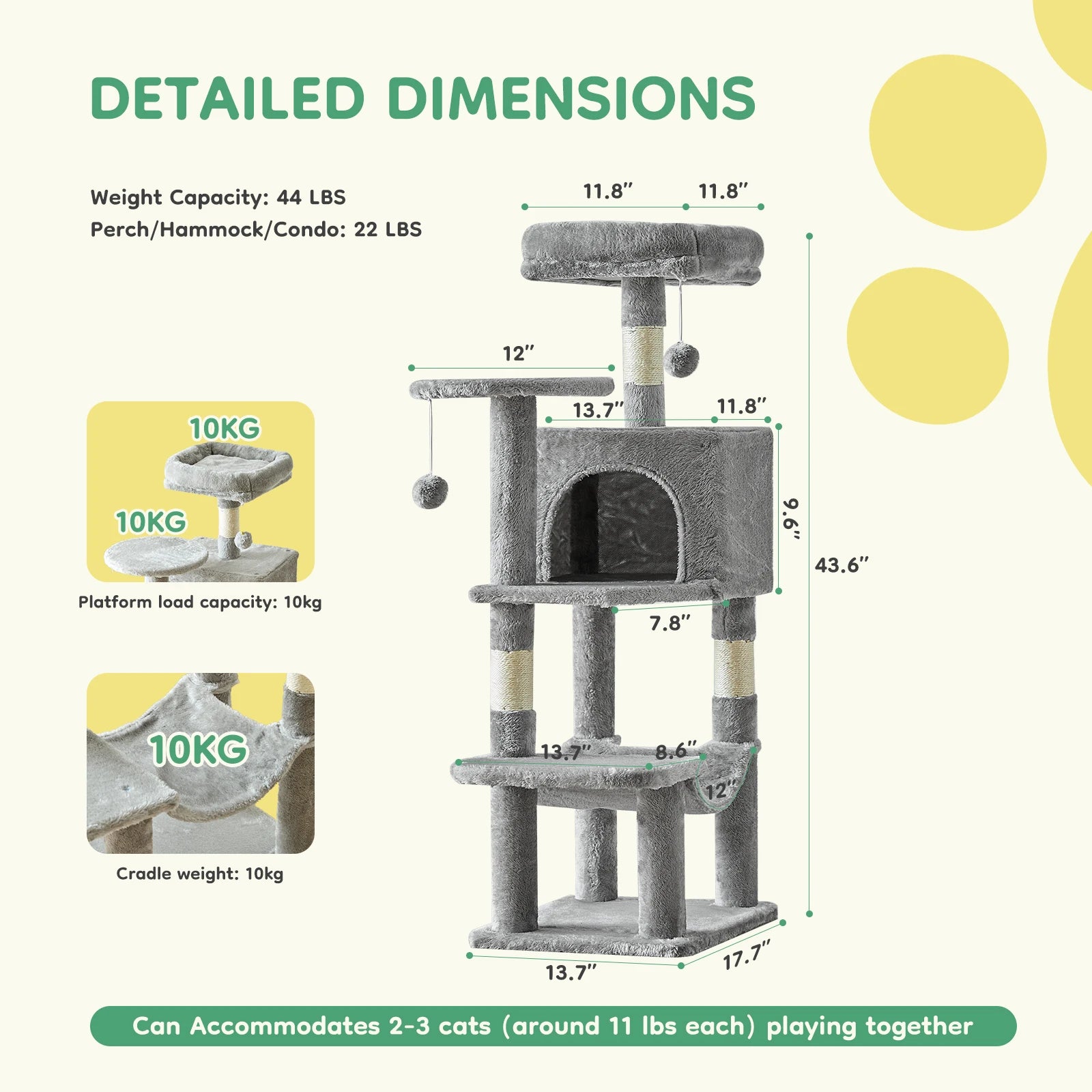 Arbre a chat dimension